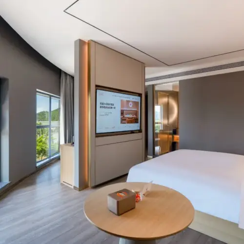 Riyuebei Executive Double Bed Room With (Smart Guest Control, Fridge, Smart Toilet, 65-Inch TV)