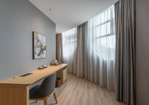 Riyuebei Executive Double Bed Room With (Smart Guest Control, Fridge, Smart Toilet, 65-Inch TV)